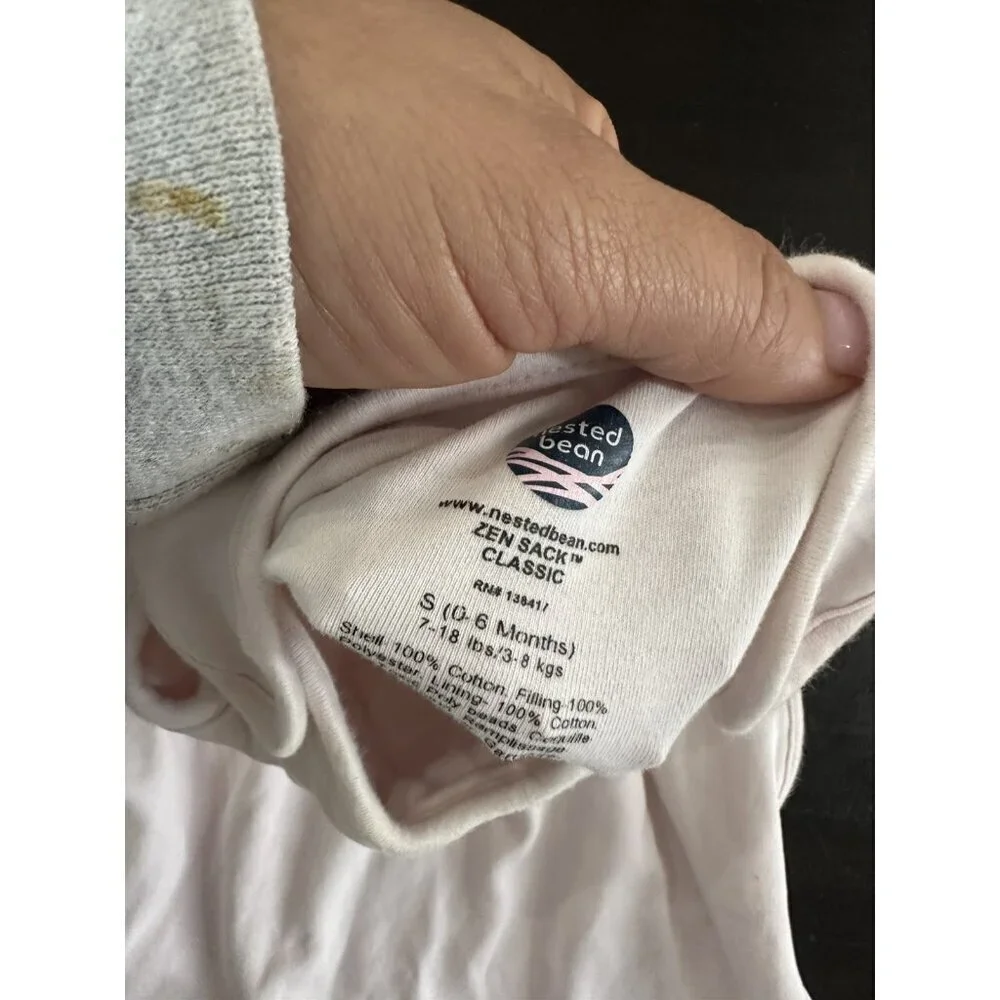 Nested Bean Swaddle Small 0-6 Months Light Pink